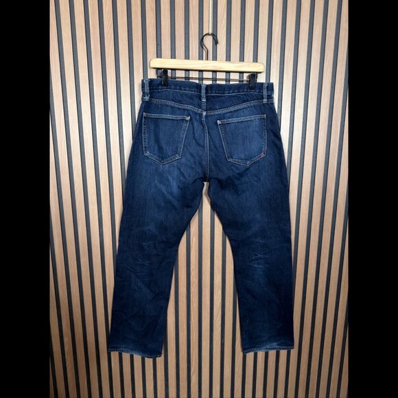 Banana Republic Jeans 33 x 30 Mens Blue Vintage Straight 100% Cotton Denim - Picture 2 of 8